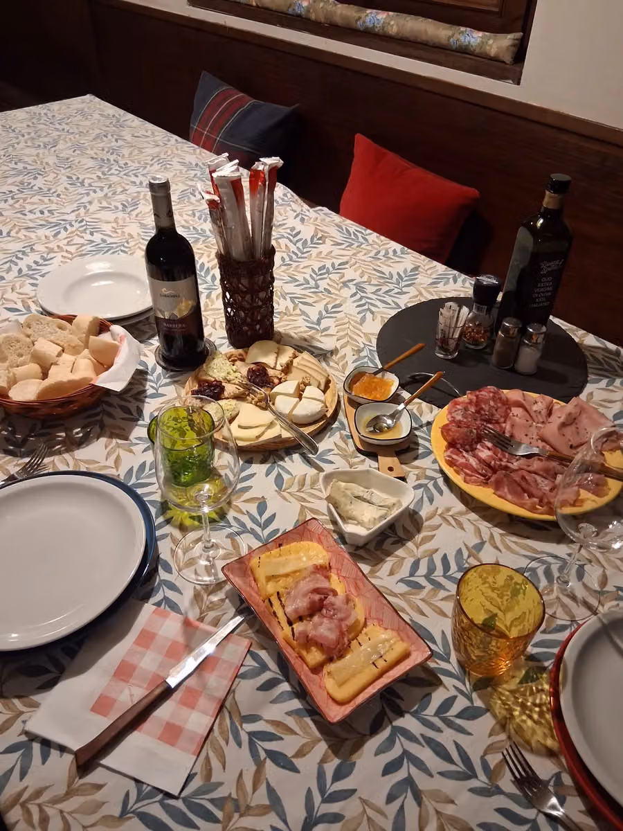 Un piatto genuino dell'Home Restaurant Barbettini
