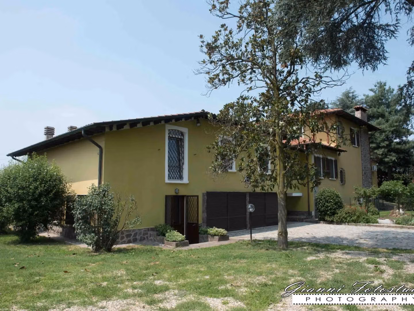 La casa gialla del B&B Barbettini a Bereguardo